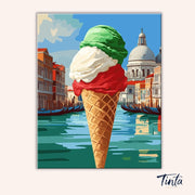 Taste of Italy paint by numbers kit