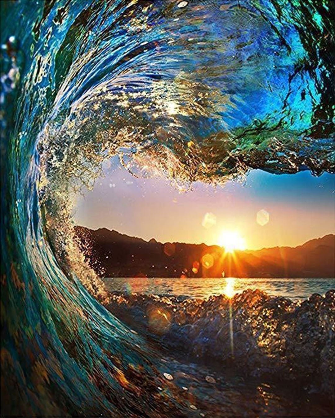 Sunset Wave Escape paint by numbers kit