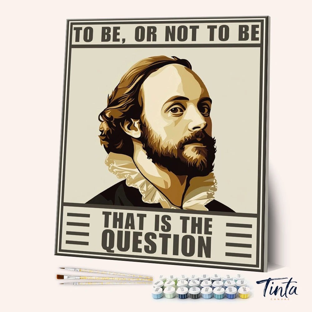 The Question paint by numbers kit