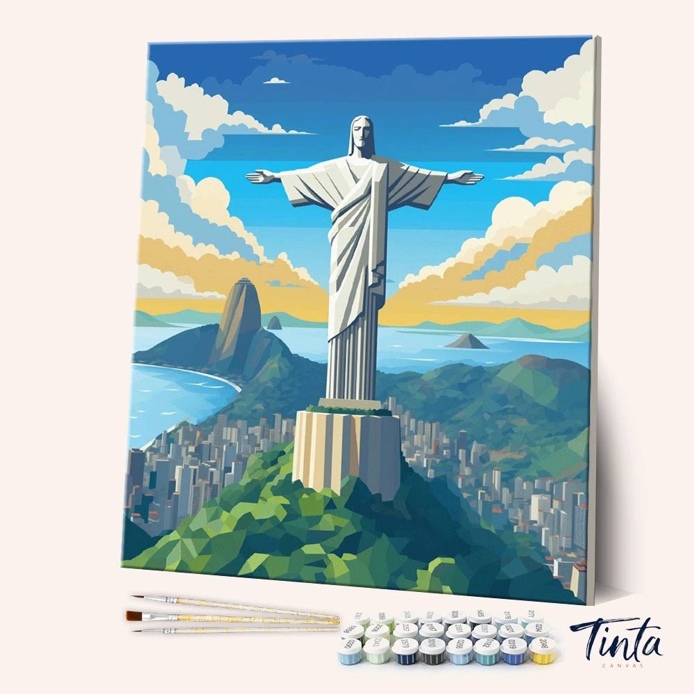 The Redeemer paint by numbers kit