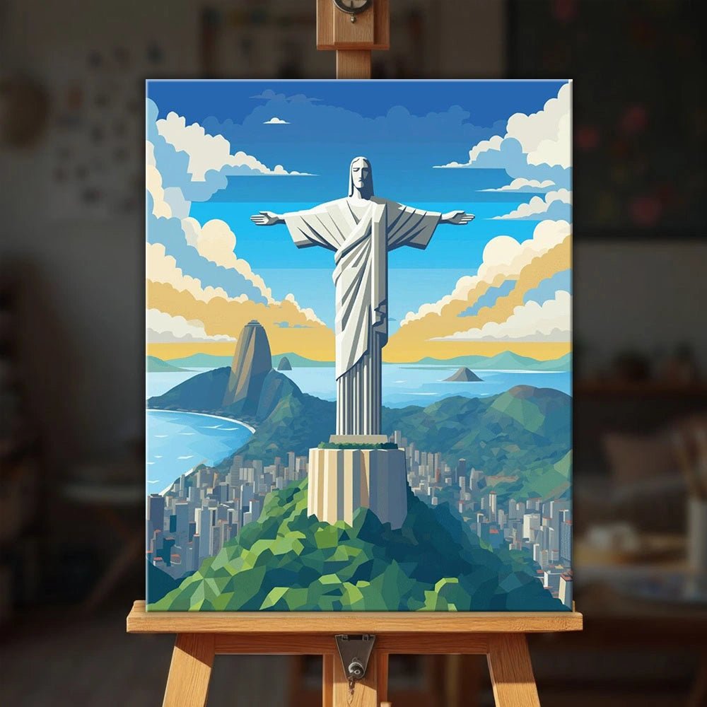 The Redeemer paint by numbers kit
