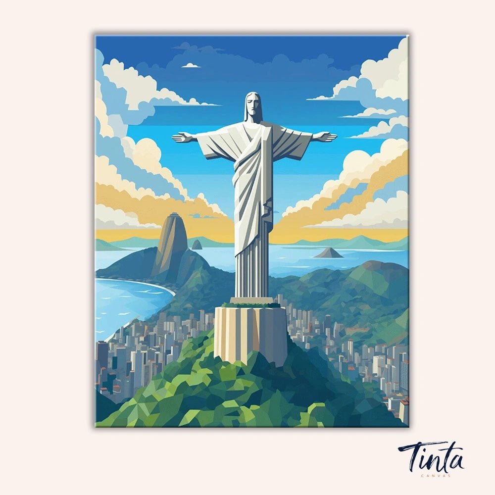 The Redeemer paint by numbers kit