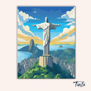 The Redeemer paint by numbers kit