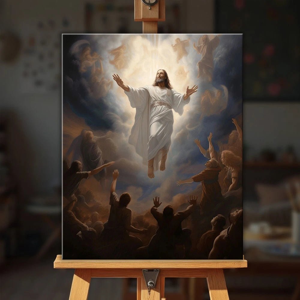 The Savior From Above paint by numbers kit
