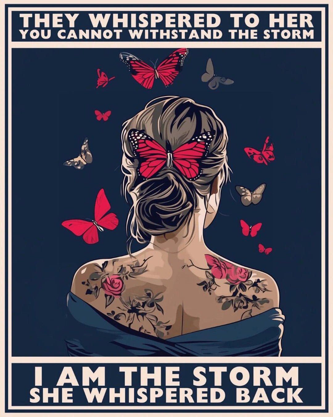 She Is the Storm paint by numbers kit