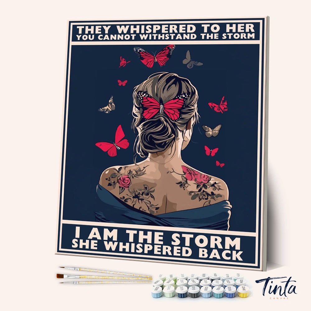 She Is the Storm paint by numbers kit