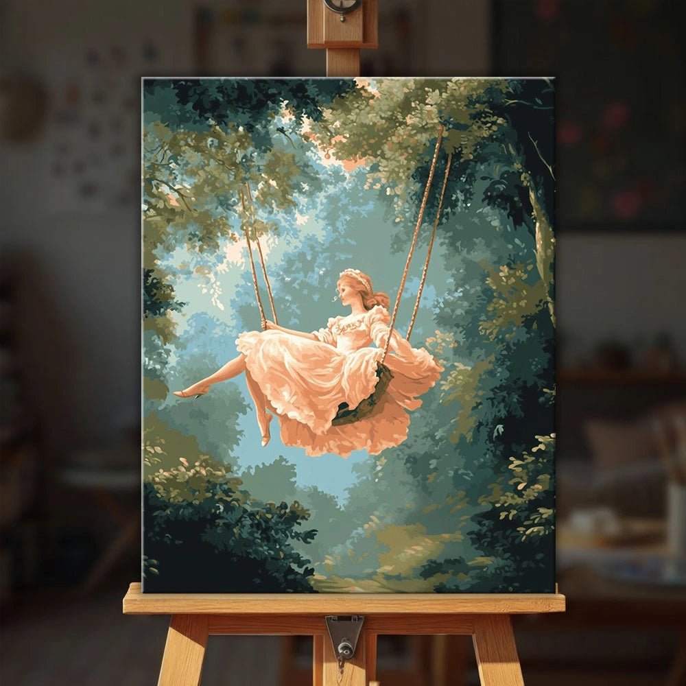 Whispering Swing paint by numbers kit