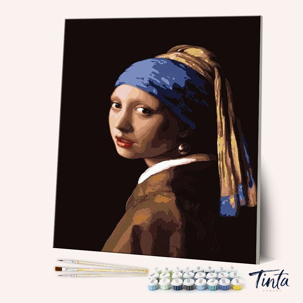 Girl with a Pearl Earring - Johannes Vermeer paint by numbers kit
