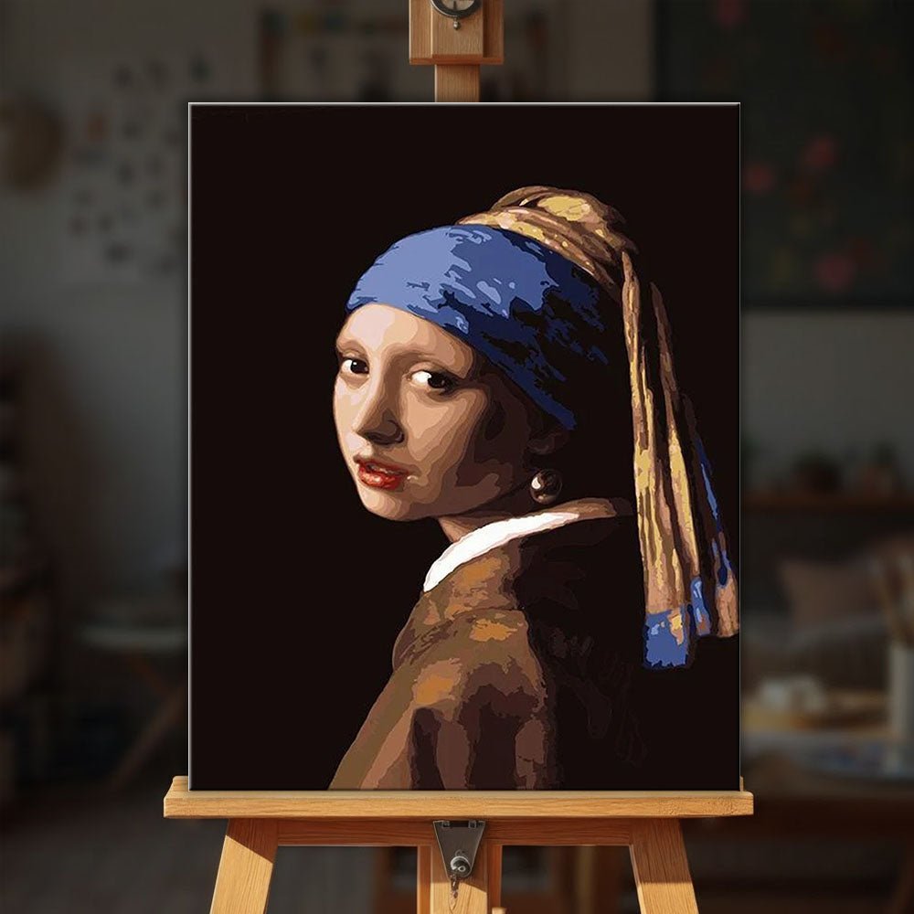 Girl with a Pearl Earring - Johannes Vermeer paint by numbers kit
