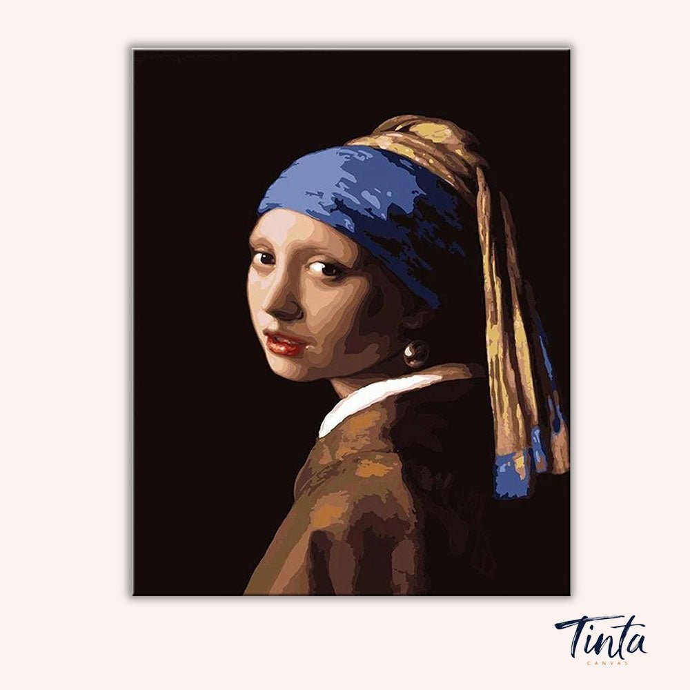 Girl with a Pearl Earring - Johannes Vermeer paint by numbers kit