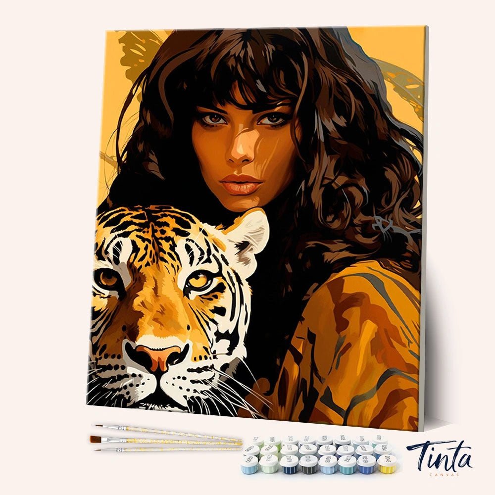 Quiet Strength paint by numbers kit