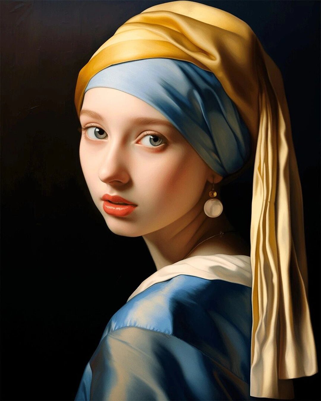 Timeless Gaze paint by numbers kit