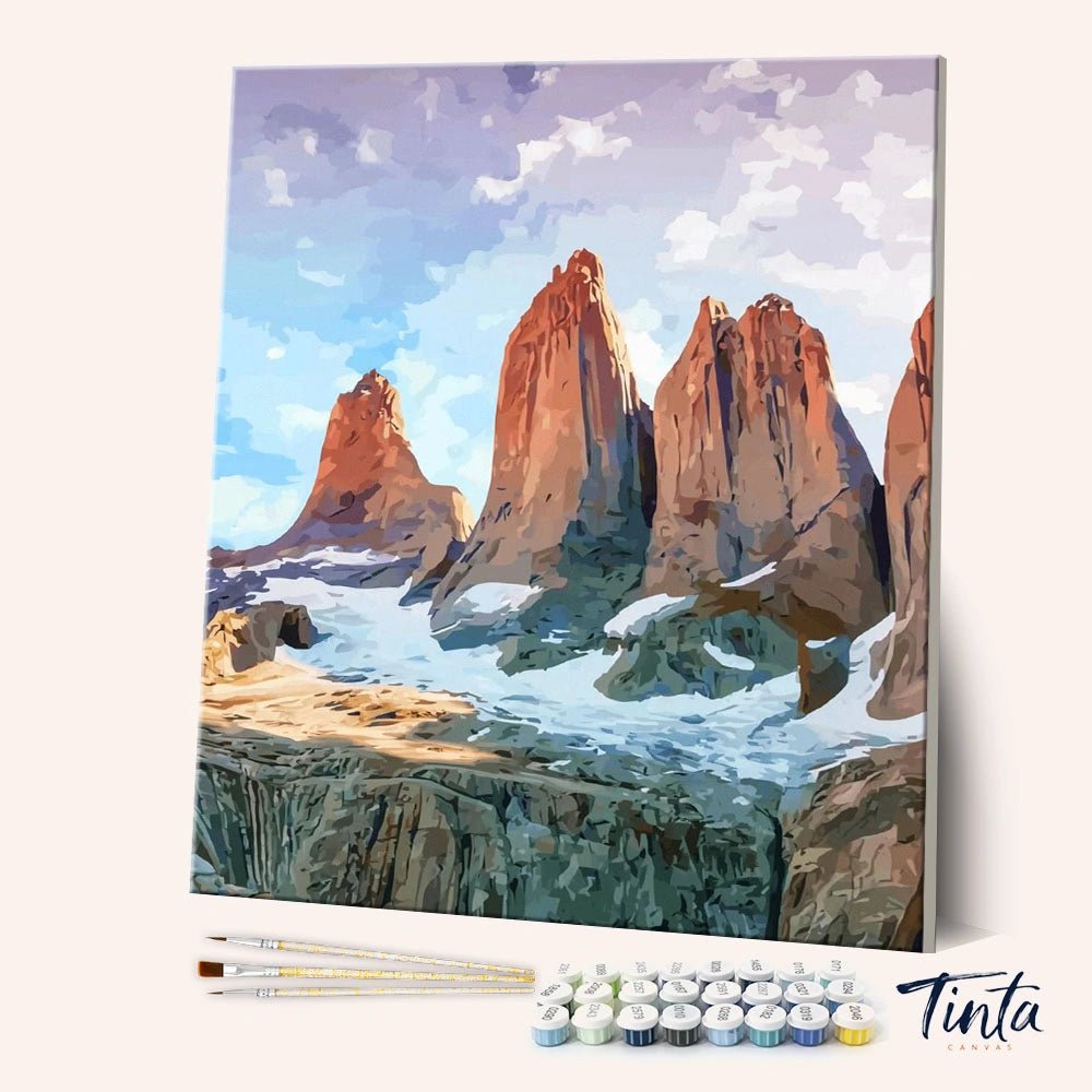 Torres del Paine National Park paint by numbers kit