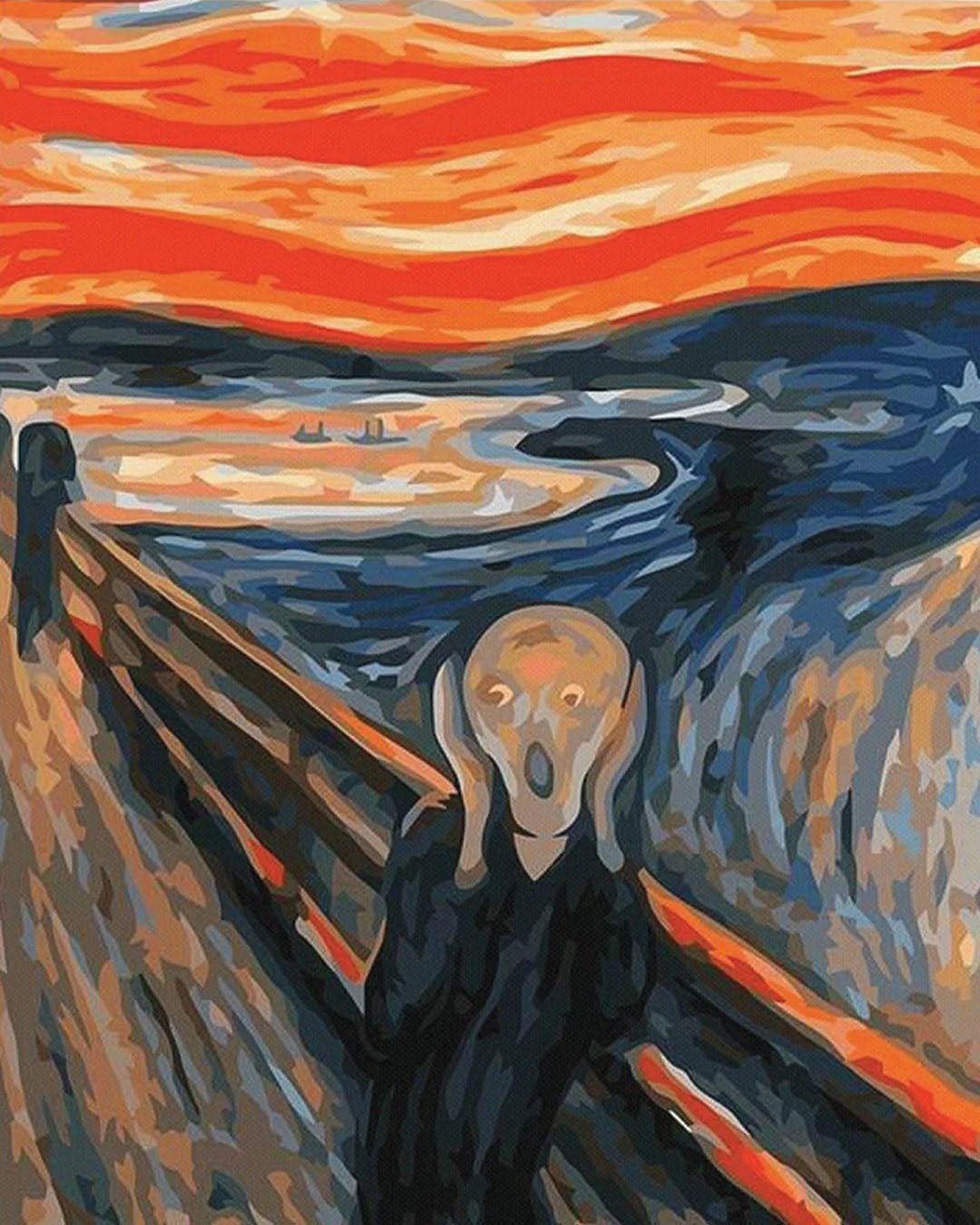The Scream – Edvard Munch’s paint by numbers kit