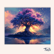Emberlight Tree paint by numbers kit