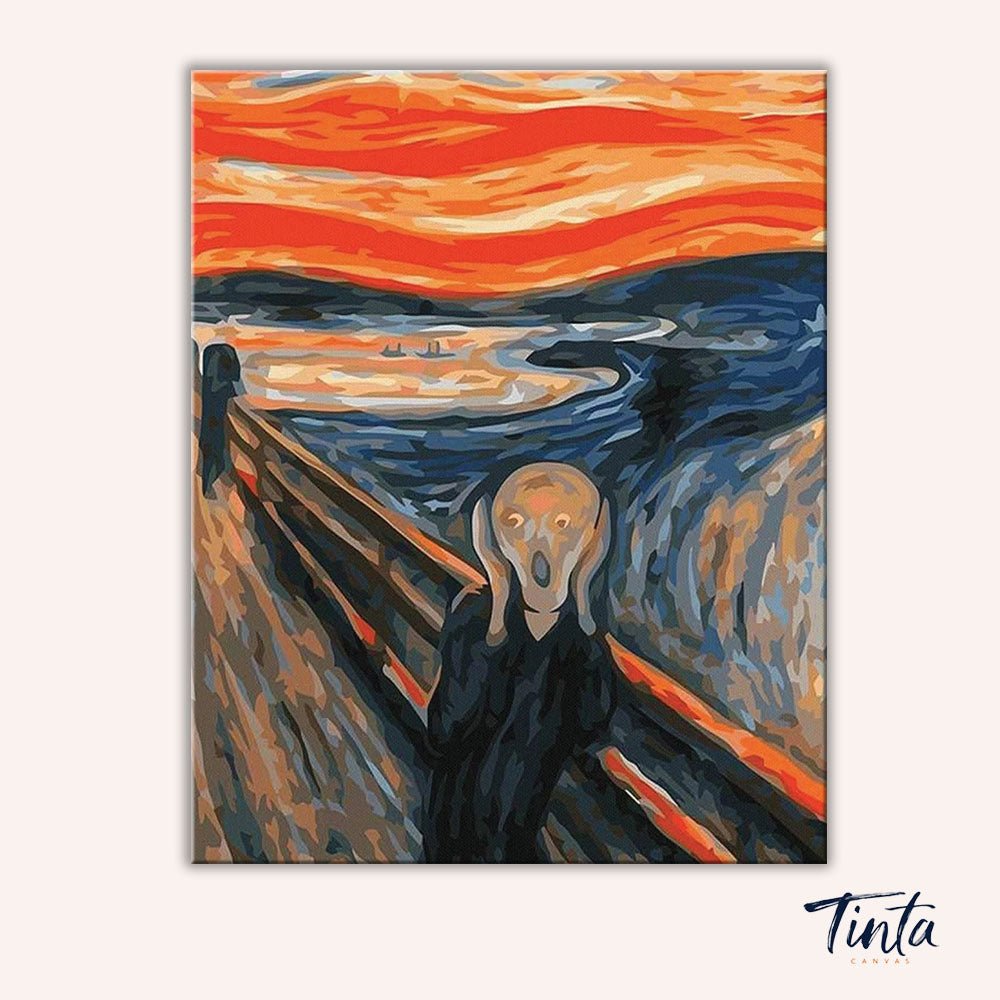 The Scream – Edvard Munch’s paint by numbers kit