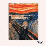 The Scream – Edvard Munch’s paint by numbers kit