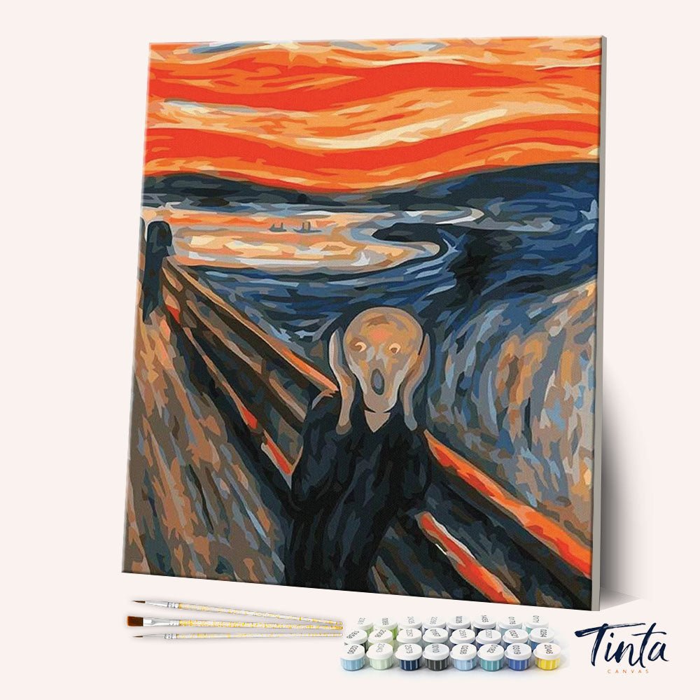 The Scream – Edvard Munch’s paint by numbers kit