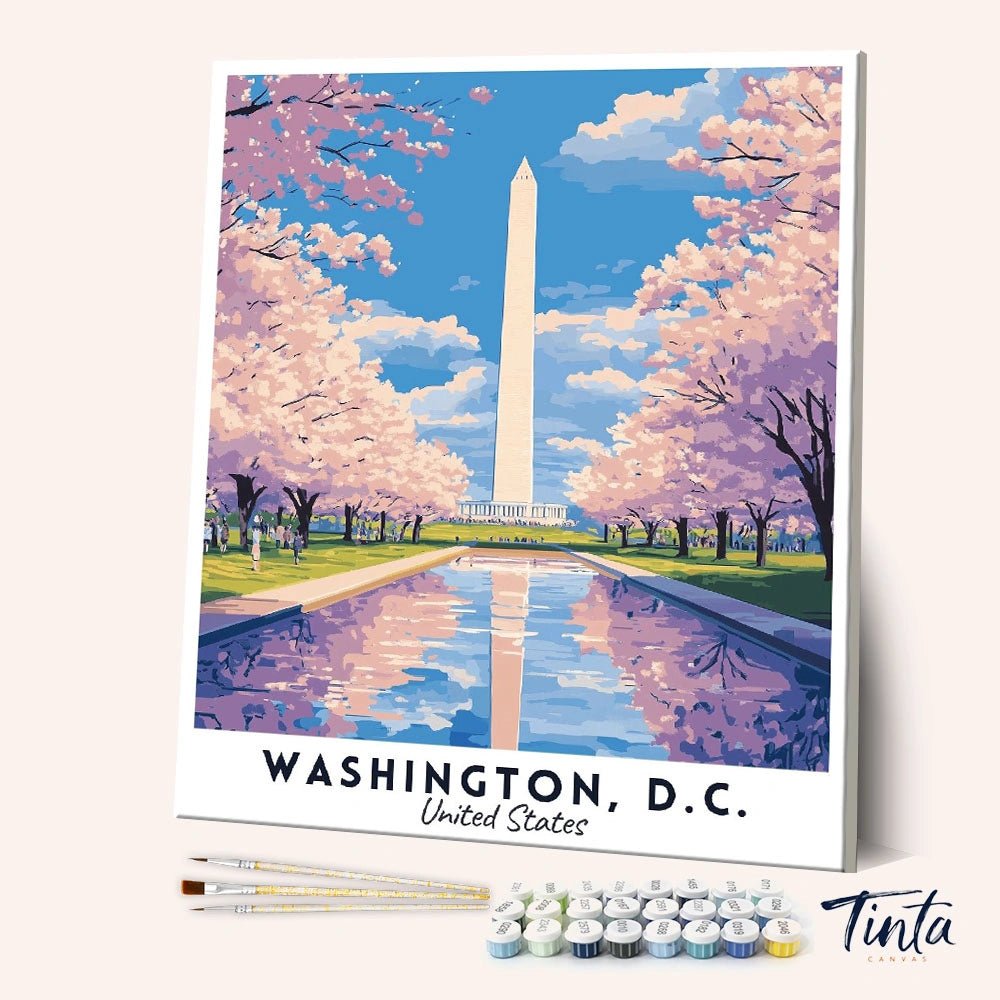 Washington DC - Póster de viaje