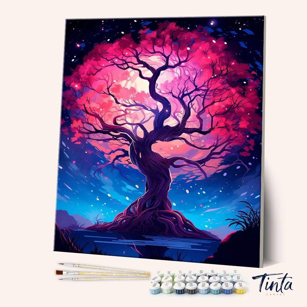 Eternal Blossom Tree paint by numbers kit