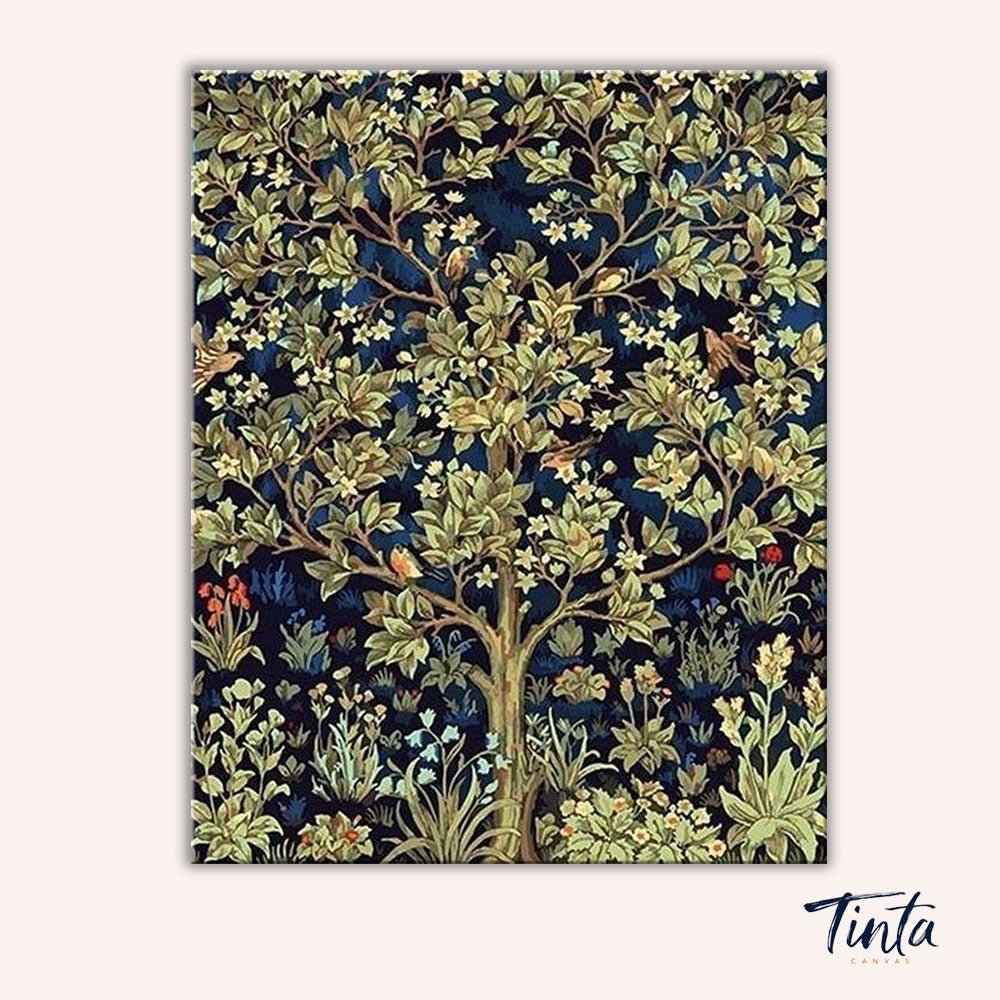 Tree of Life - William Morris's paint by numbers kit