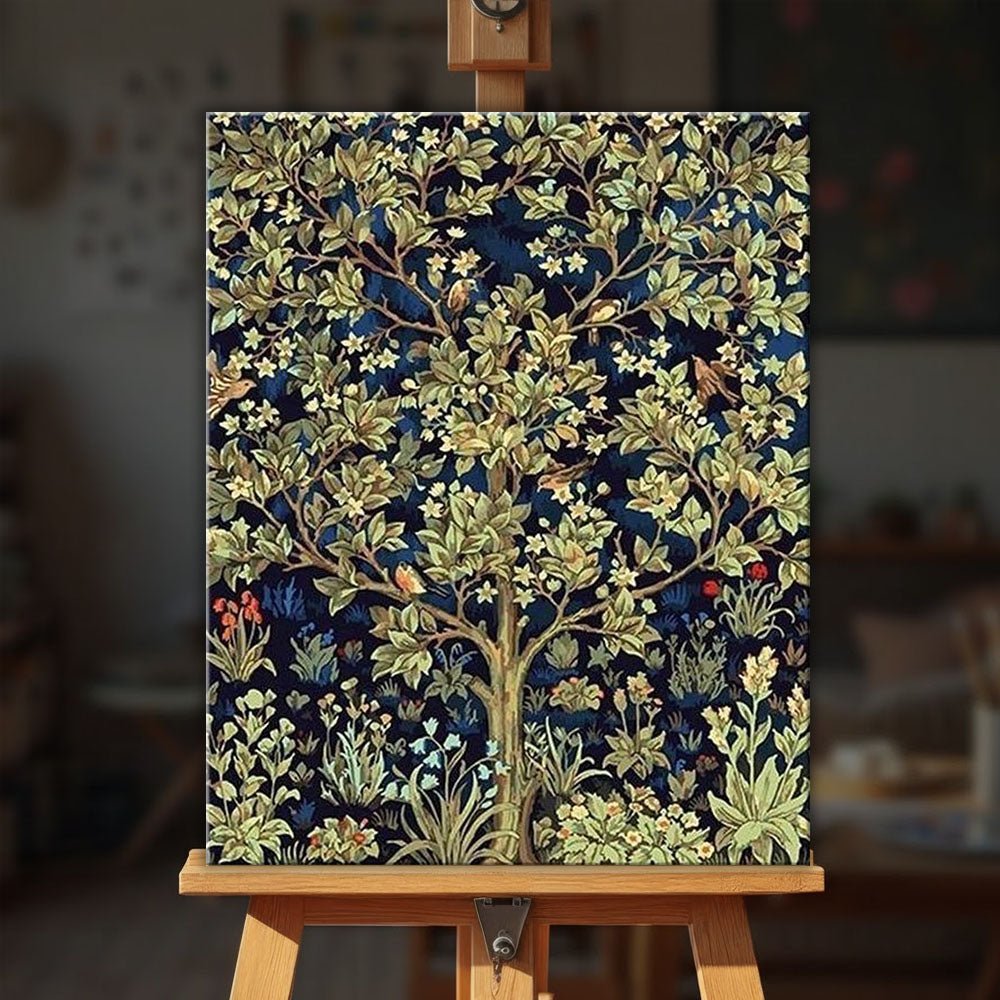 Tree of Life - William Morris's paint by numbers kit