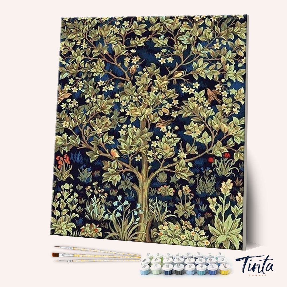 Tree of Life - William Morris's paint by numbers kit
