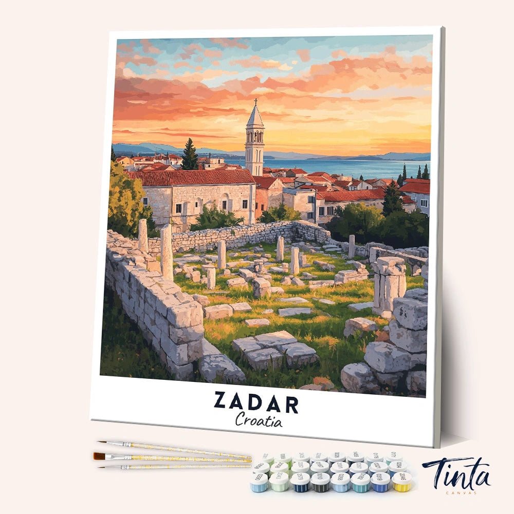 Zadar - Póster de viaje