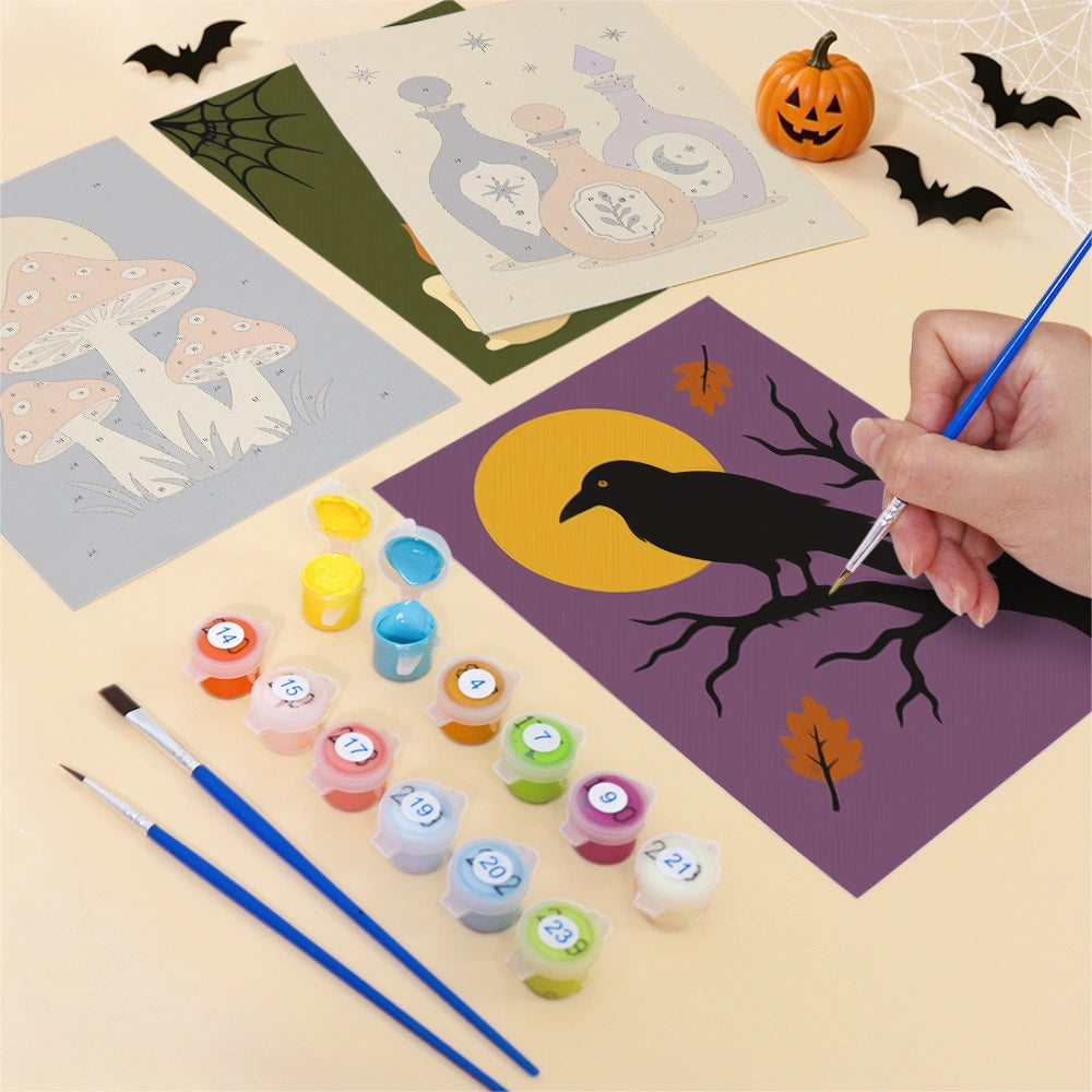 Midnight Magic - Mini Paint by Numbers (6 Pieces)