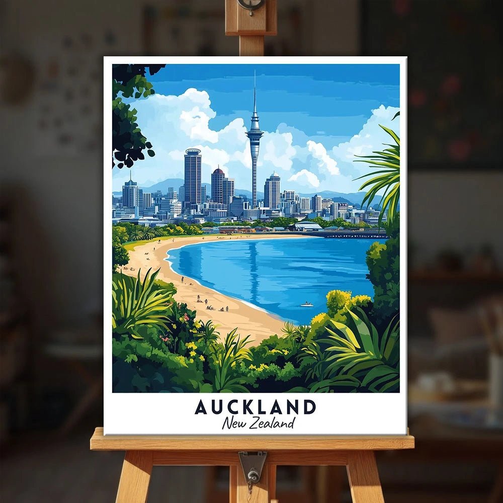 Auckland - Póster de viaje
