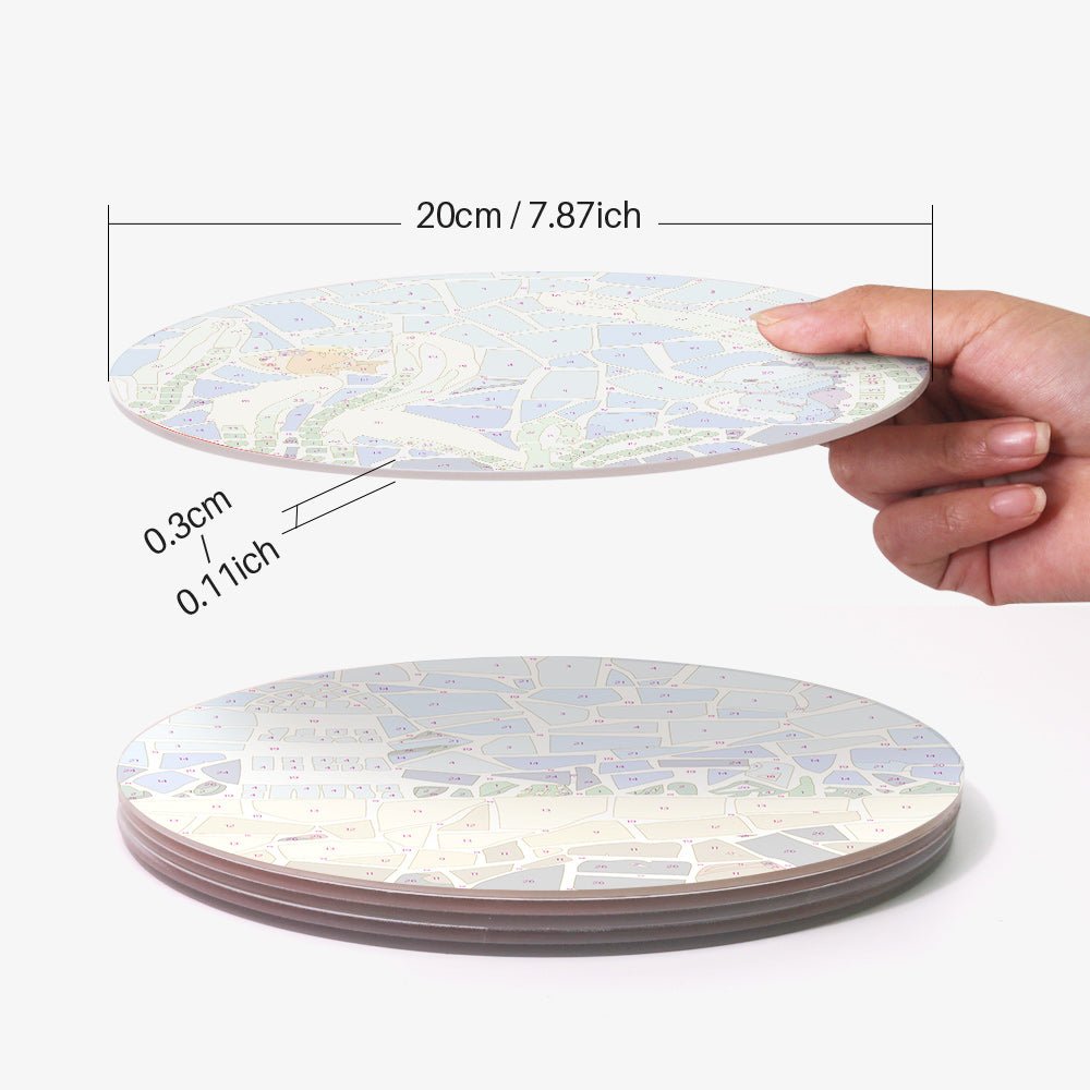 Mosaic Storyscapes (6 Pieces) paint by numbers kit