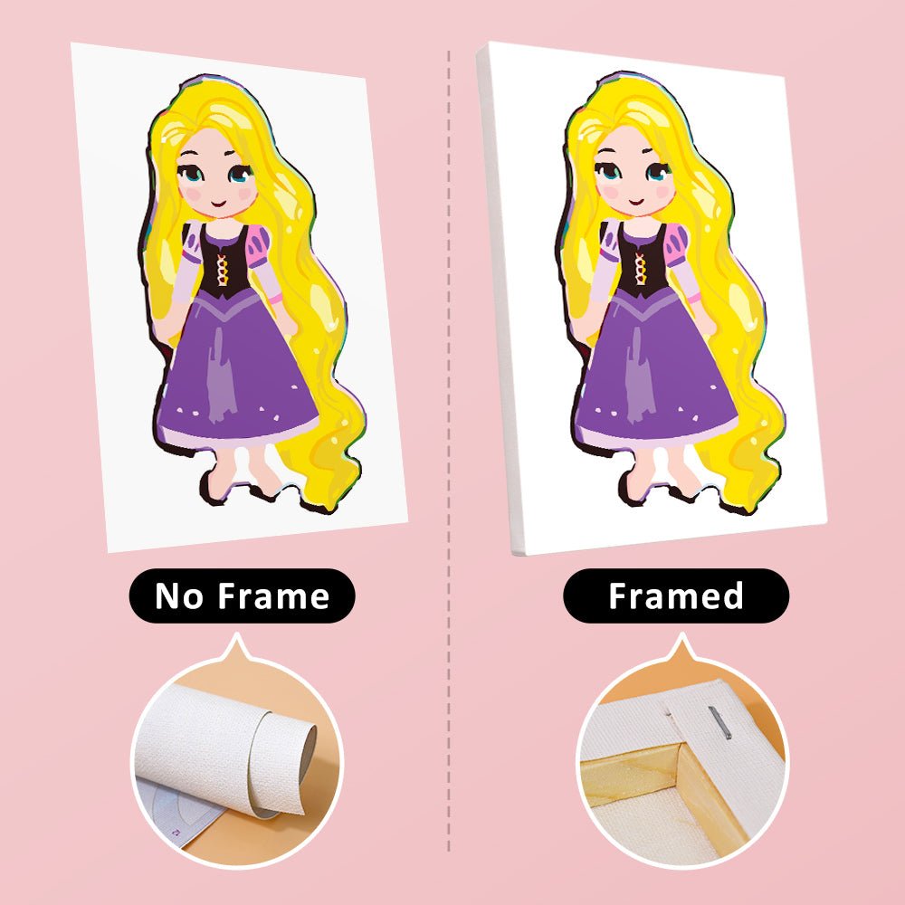Little Princess Dreams - Mini Paint by Numbers Kit (6 Pieces) paint by numbers kit