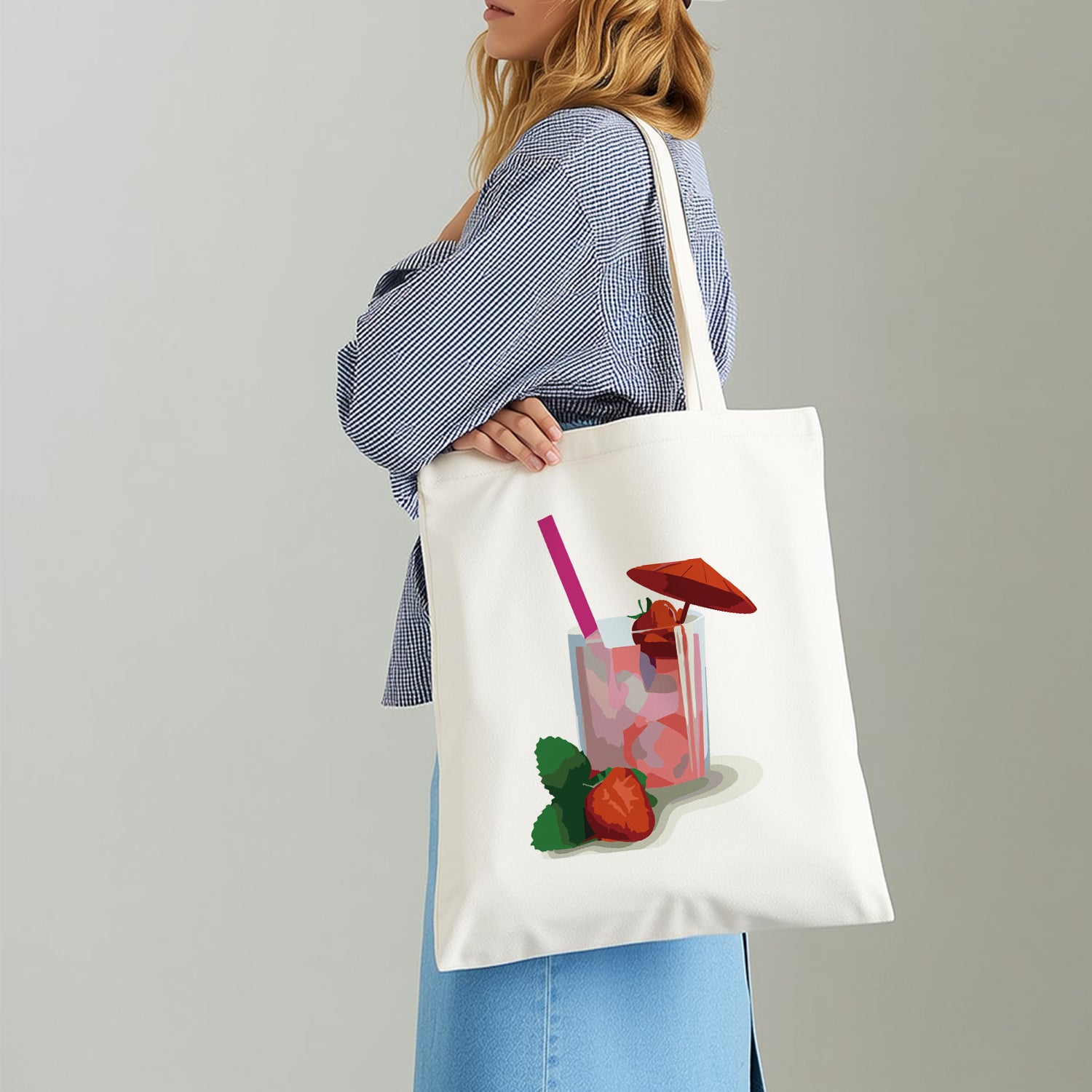 Strawberry Bliss Carry Bag paint by numbers kit
