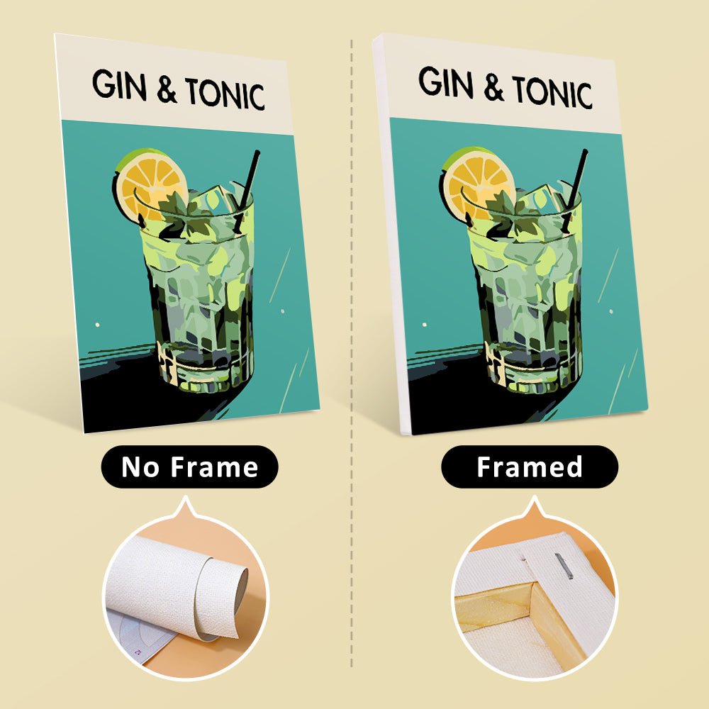 Classic Cocktail Moments - Mini Paint by Numbers Kit (6 Pieces) paint by numbers kit