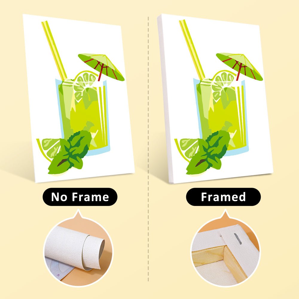 Fresh Juice - Mini Paint by Numbers Kit (6 Pieces) paint by numbers kit