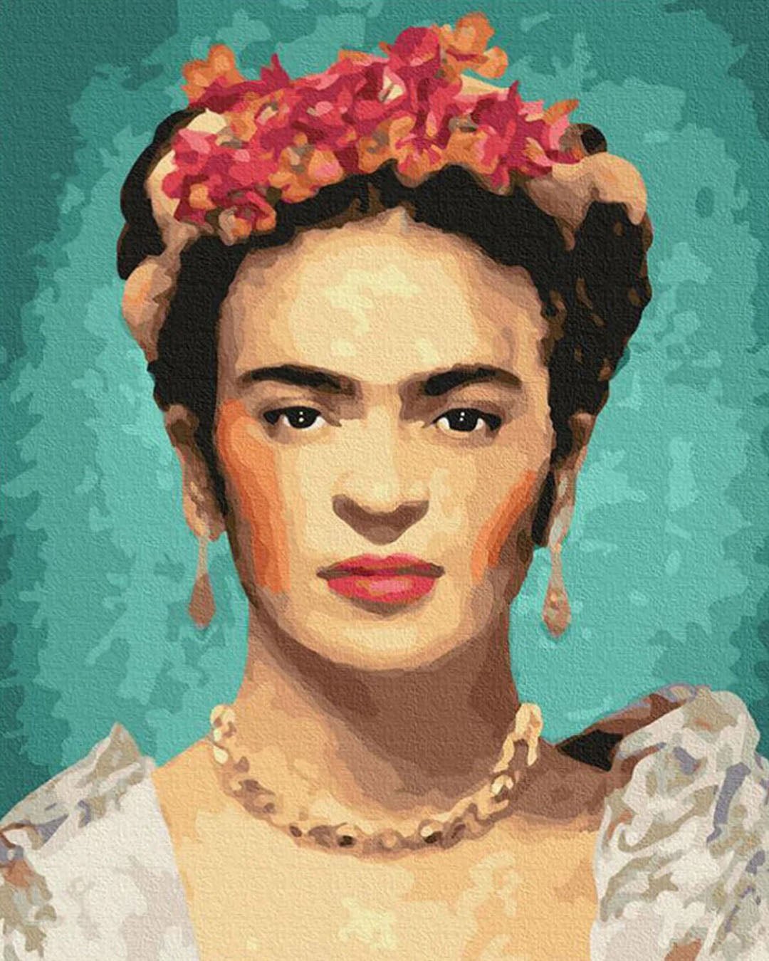 Frida Kahlo Tribute paint by numbers kit