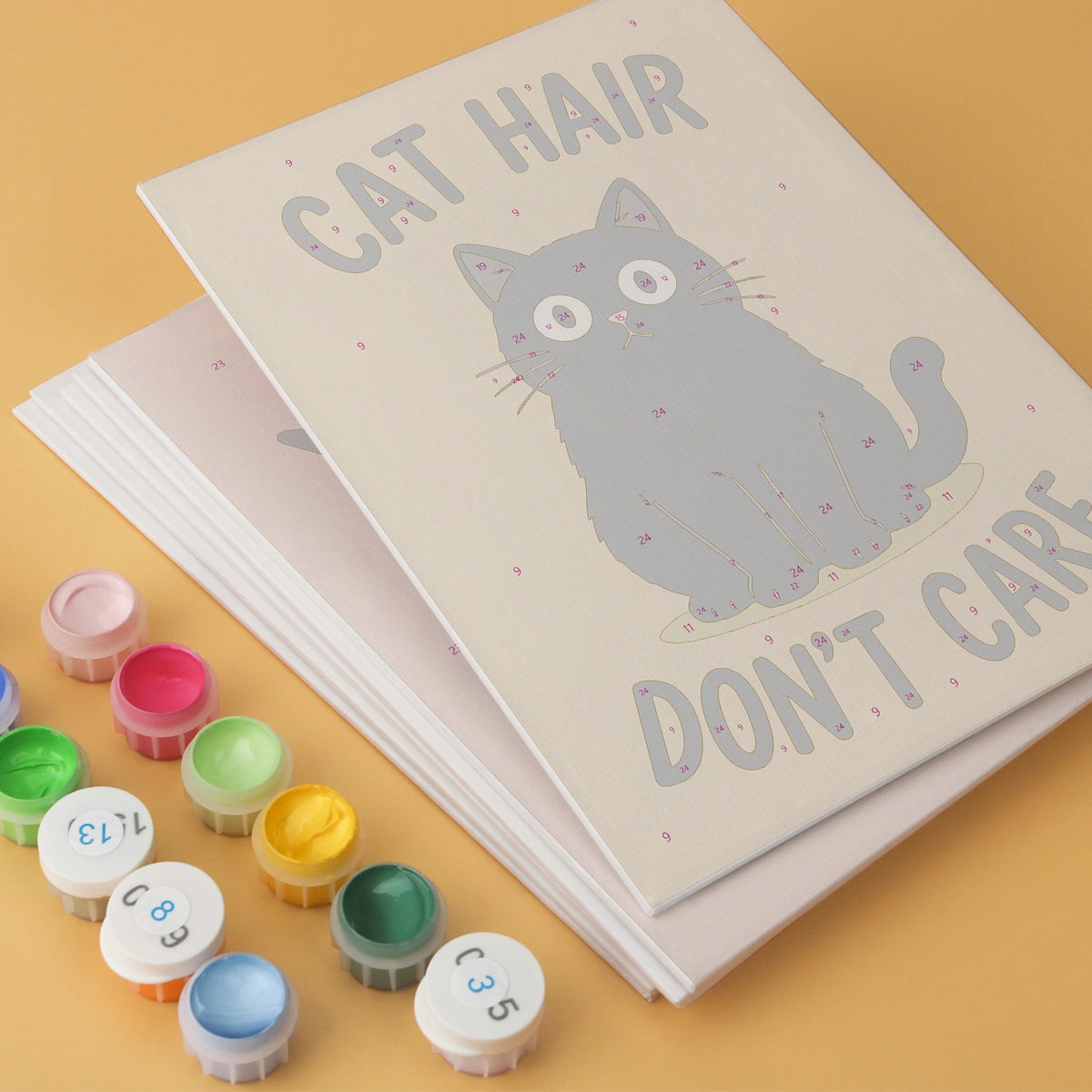 Sassy Cats - Mini Paint by Numbers (6 Pieces)
