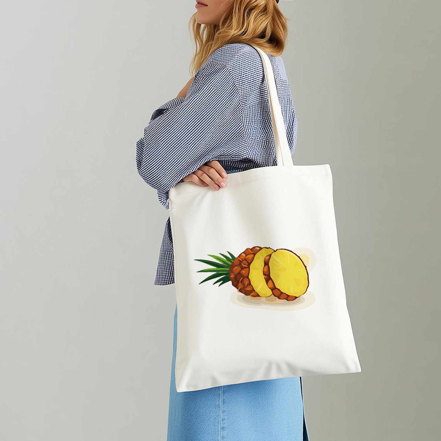 Tropical Pineapple Carry Bag paint by numbers kit