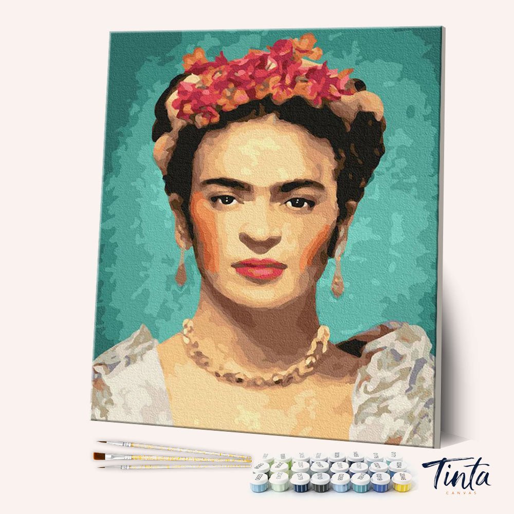 Frida Kahlo Tribute paint by numbers kit
