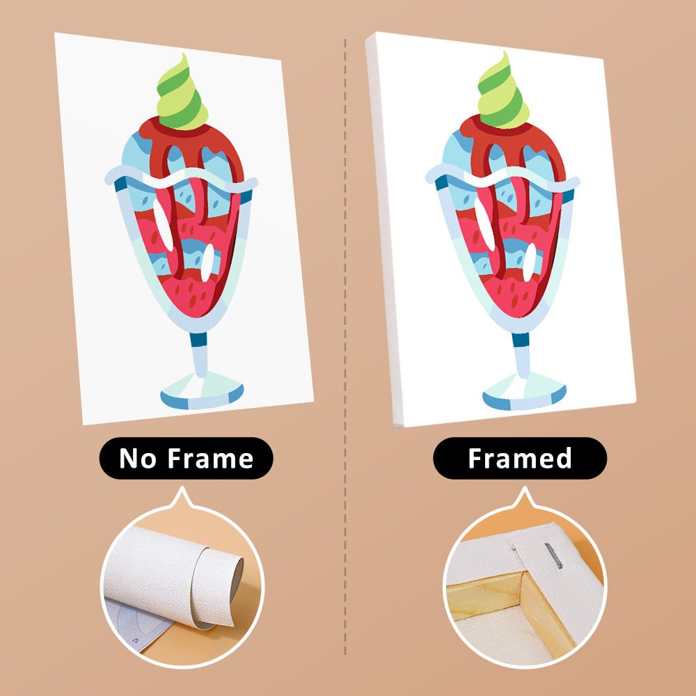 Sweet Treat Moments - Mini Paint by Numbers Kit (6 Pieces) paint by numbers kit