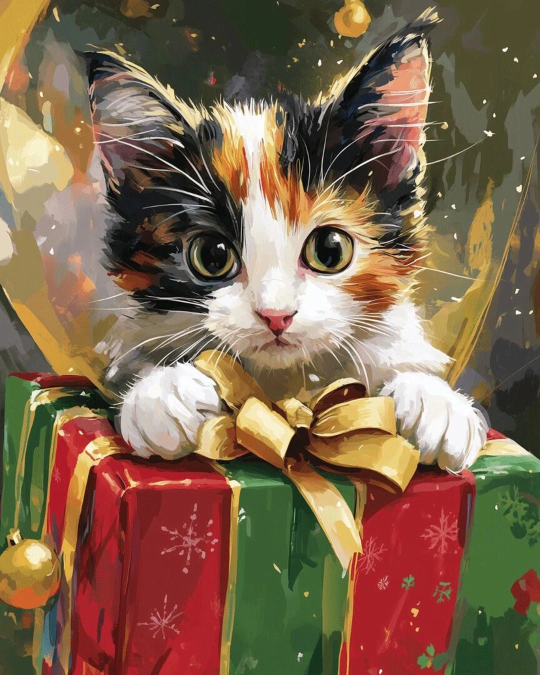 Unexpected Present paint by numbers kit