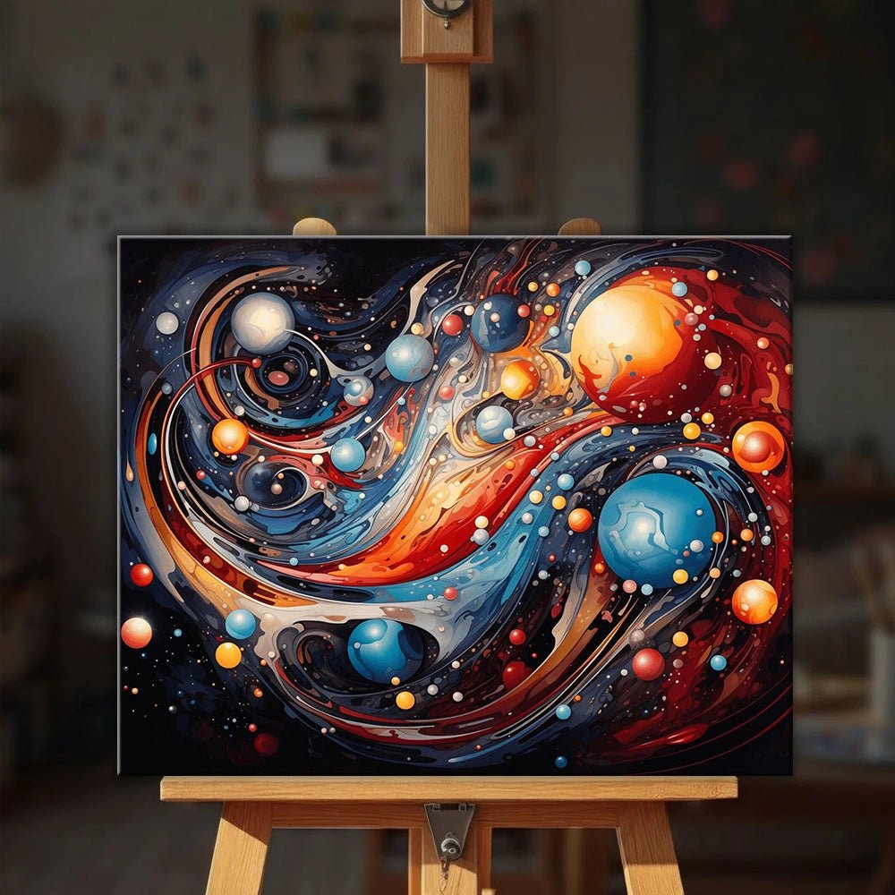 Universe Abstraction paint by numbers kit