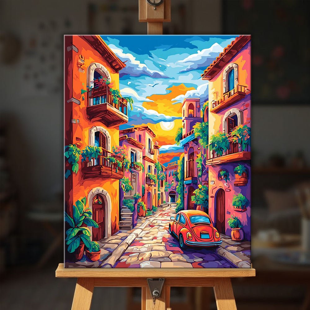Tuscany's Golden Pace paint by numbers kit