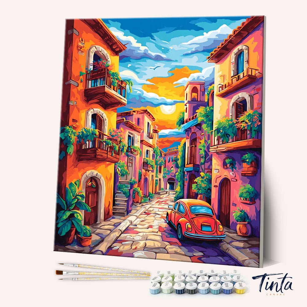 Tuscany's Golden Pace paint by numbers kit