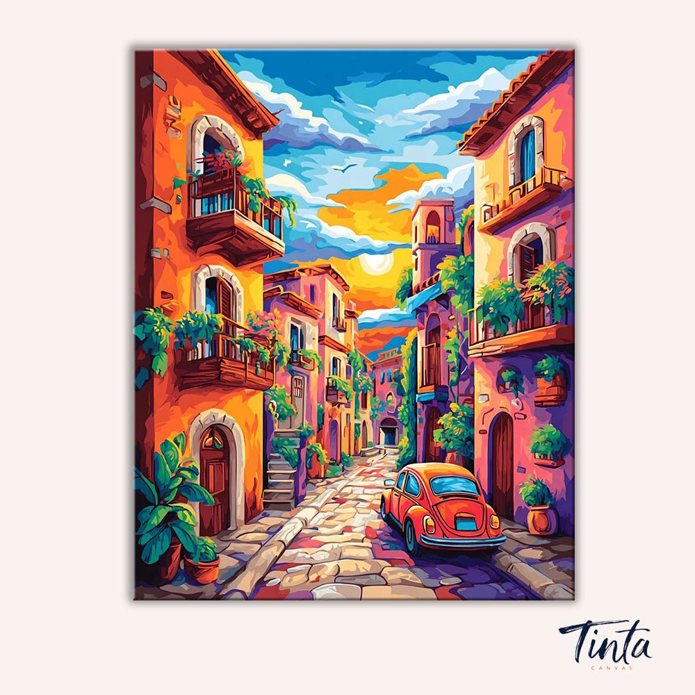 Tuscany's Golden Pace paint by numbers kit