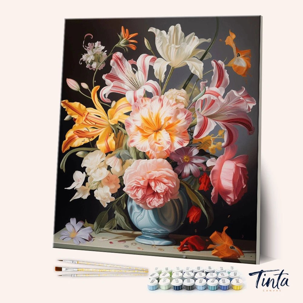 Variety Pot paint by numbers kit