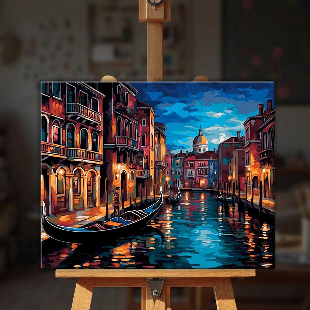 Venice Canal at Night
