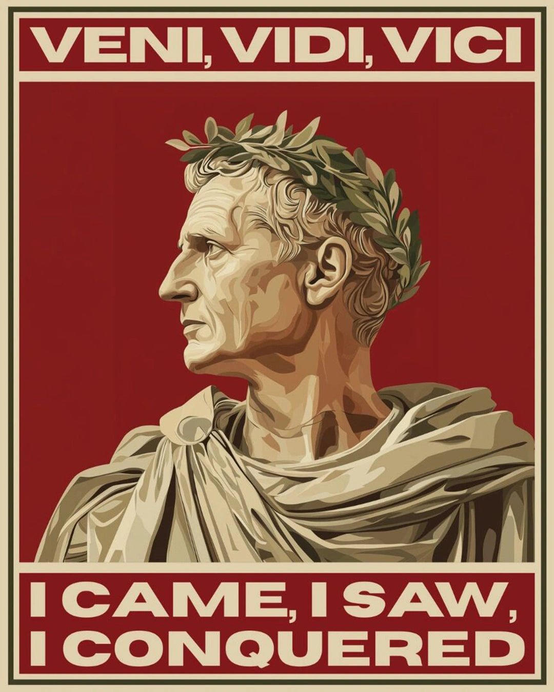 Veni, Vidi, Vici – Julius Caesar paint by numbers kit