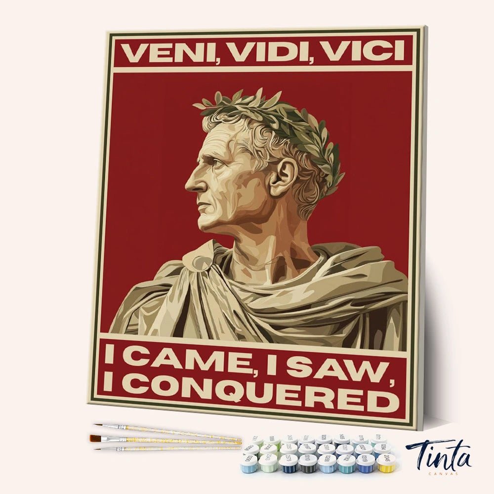 Veni, Vidi, Vici – Julius Caesar paint by numbers kit