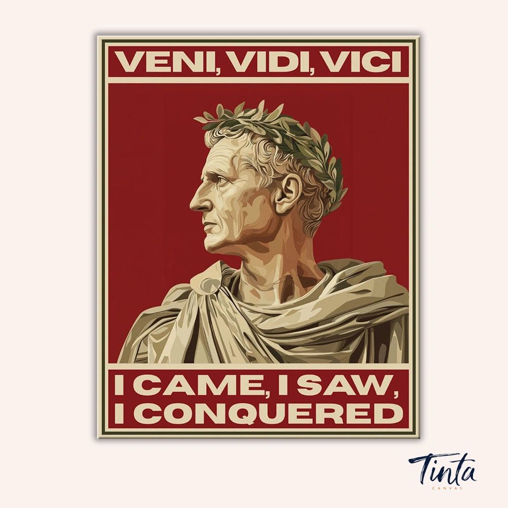 Veni, Vidi, Vici – Julius Caesar paint by numbers kit
